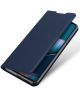 Dux Ducis Skin Pro Motorola Edge 30 Hoesje Portemonnee Book Case Blauw
