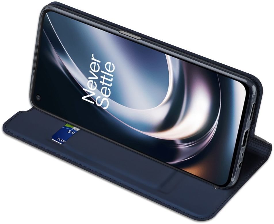 Dux Ducis Skin Pro OnePlus Nord CE Lite 2 Hoesje Portemonnee Blauw afbeelding 7