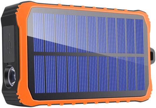 4smarts Zonnepaneel Powerbank met Handdynamo 12.000 mAh en Zaklamp afbeelding 2