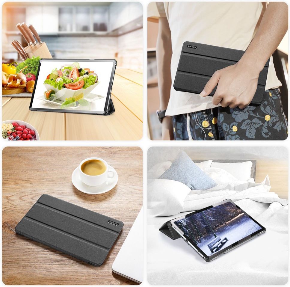 Dux Ducis Domo Lenovo Tab M10 Gen 3 (10.1) Hoes Book Case Zwart afbeelding 10