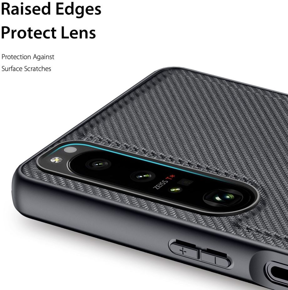 Dux Ducis Fino Series Sony Xperia 1 IV Hoesje Back Cover Zwart afbeelding 5