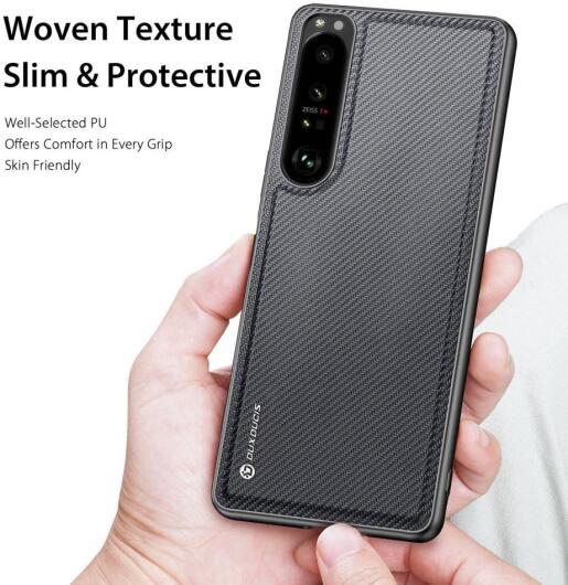 Dux Ducis Fino Series Sony Xperia 1 IV Hoesje Back Cover Zwart afbeelding 4