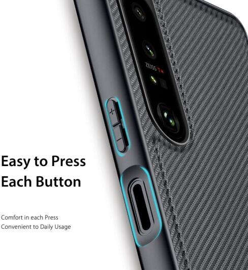 Dux Ducis Fino Series Sony Xperia 1 IV Hoesje Back Cover Zwart afbeelding 6