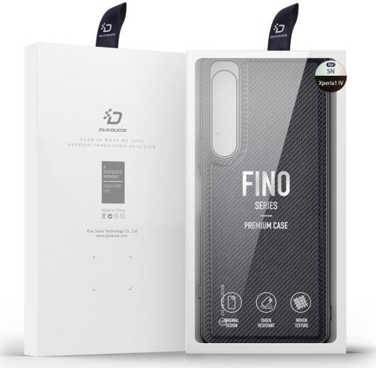 Dux Ducis Fino Series Sony Xperia 1 IV Hoesje Back Cover Zwart afbeelding 9