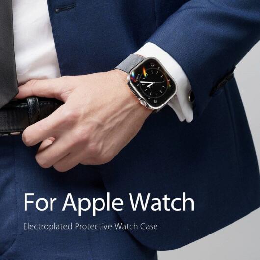 Dux Ducis Hamo - Apple Watch 40MM Hoesje - Full Protect - Zwart afbeelding 8