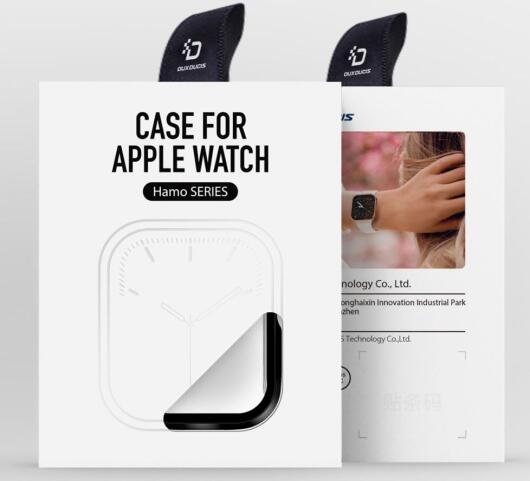 Dux Ducis Hamo - Apple Watch 40MM Hoesje - Full Protect - Zwart afbeelding 9