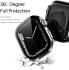 Dux Ducis Hamo - Apple Watch 40MM Hoesje - Full Protect - Zwart afbeelding 3