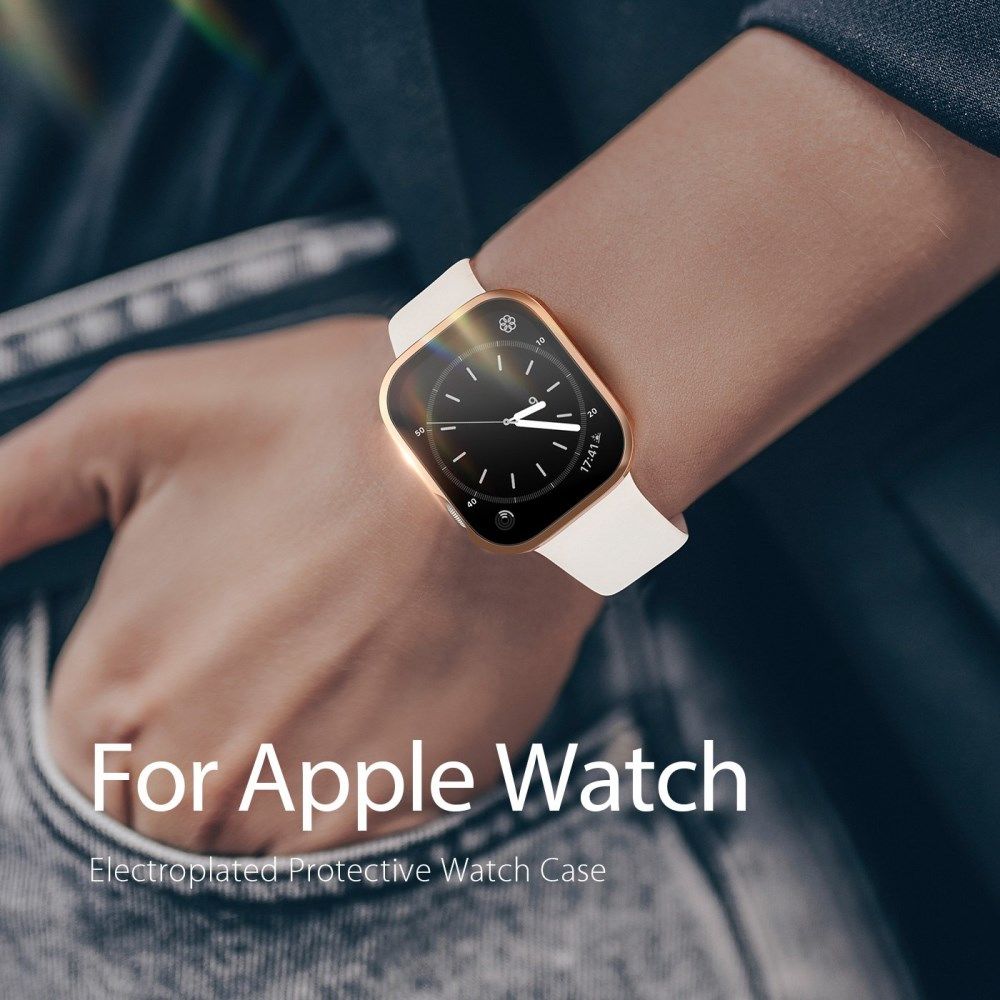 Dux Ducis Hamo Apple Watch 44MM Hoesje Full Protect Roze Goud afbeelding 8