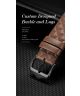 Dux Ducis Enland - Apple Watch Bandje - 1-9/SE 41MM/40MM/38MM - Leer - Zwart