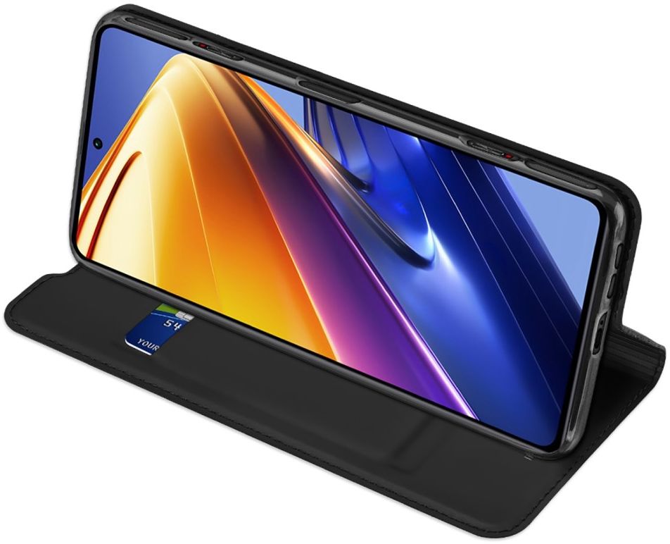 Dux Ducis Skin Pro Series Xiaomi Poco F4 GT Hoesje Portemonnee Zwart afbeelding 6
