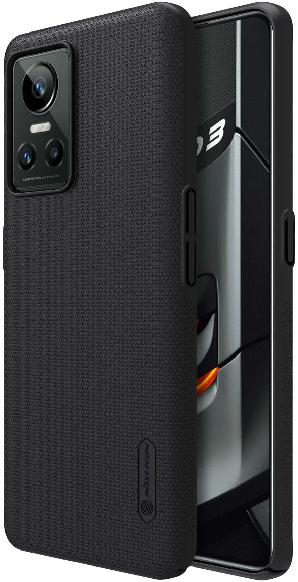 Nillkin Super Frosted Shield Realme GT Neo 3 Hoesje Zwart afbeelding 1