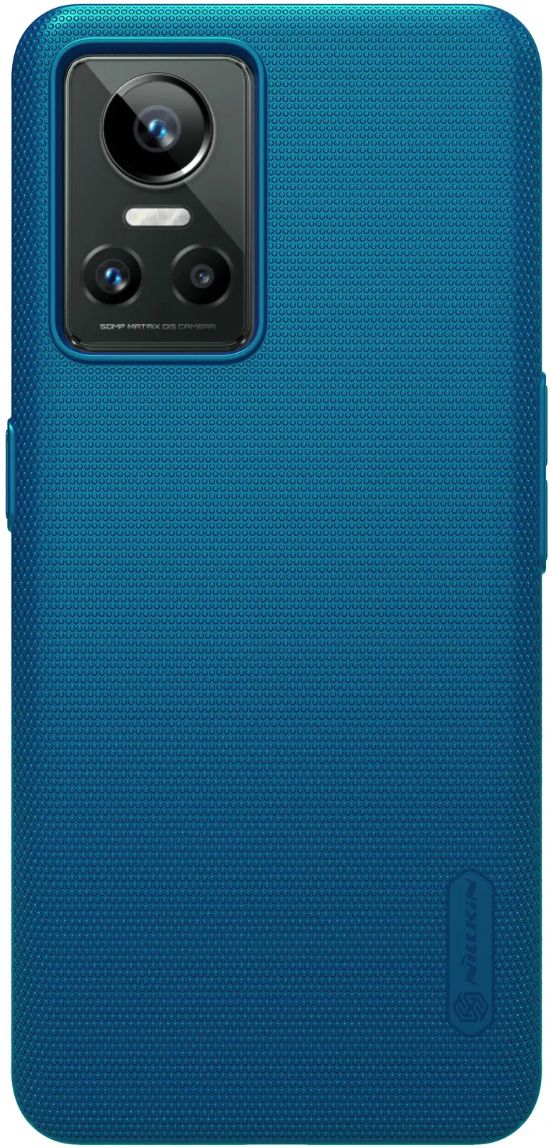 Nillkin Super Frosted Shield Realme GT Neo 3 Hoesje Blauw afbeelding 2