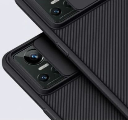 Nillkin CamShield Realme GT Neo 3 Hoesje met Camera Slider Zwart afbeelding 3