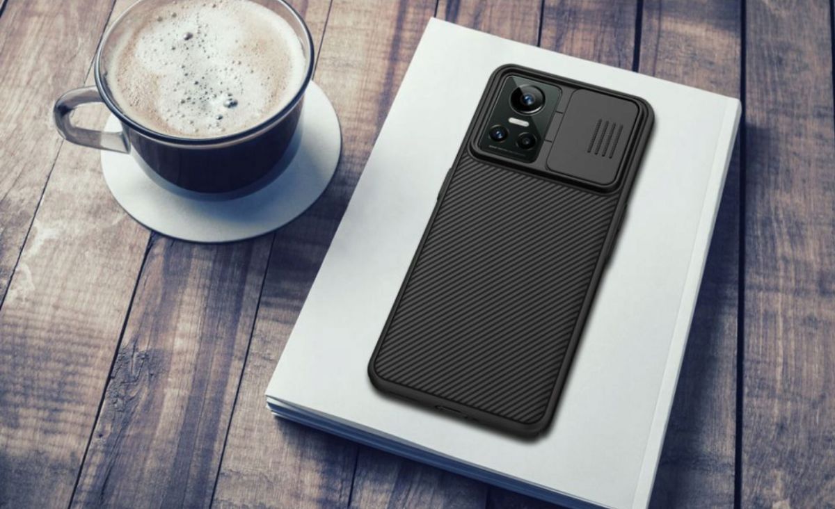 Nillkin CamShield Realme GT Neo 3 Hoesje met Camera Slider Zwart afbeelding 8