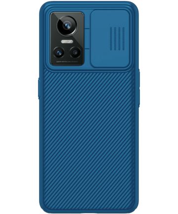 Nillkin CamShield Realme GT Neo 3 Hoesje met Camera Slider Blauw Hoesjes