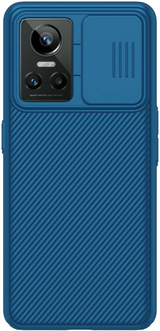 Nillkin CamShield Realme GT Neo 3 Hoesje met Camera Slider Blauw afbeelding 1