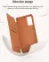Nillkin Qin Pro Xiaomi Redmi Note 11 Pro Hoesje Camera Slider Bruin afbeelding 9