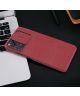 Nillkin Qin Pro Xiaomi Redmi Note 11 Pro Hoesje Camera Slider Rood