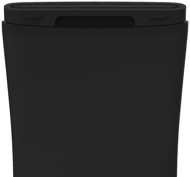 Fitbit Versa 3 / Sense Bandje - Siliconen met Drukknoop Sluiting - Zwart afbeelding 5