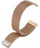 Fitbit Versa 3 / Sense Bandje - Milanese Staal Magneetsluiting - Roze Goud