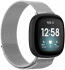 Fitbit Versa 3 / Sense Bandje - Milanese Staal Magneetsluiting - Zilver afbeelding 1