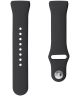 Fitbit Charge 4 / Charge 3 Bandje Siliconen Drukknoop Sluiting Zwart