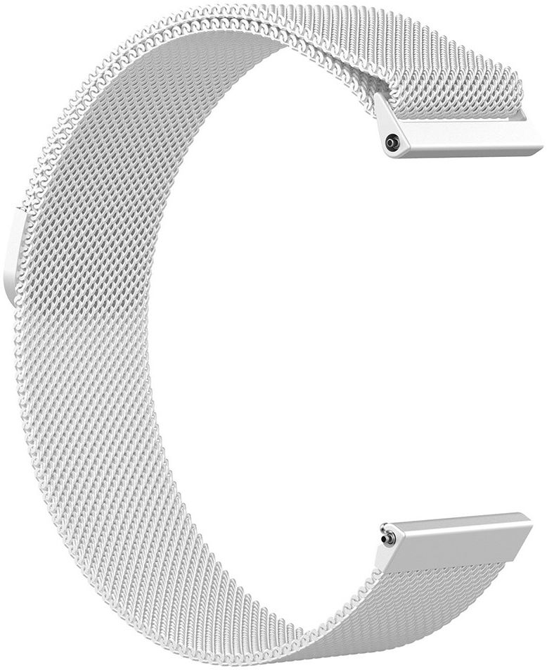 Fitbit Versa 2 / Versa Lite / Versa Bandje Milanese Staal Zilver afbeelding 2