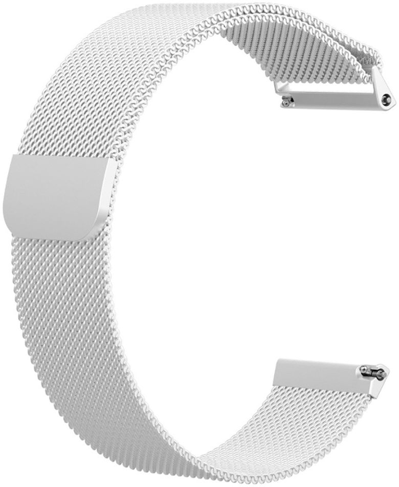 Fitbit Versa 2 / Versa Lite / Versa Bandje Milanese Staal Zilver afbeelding 3