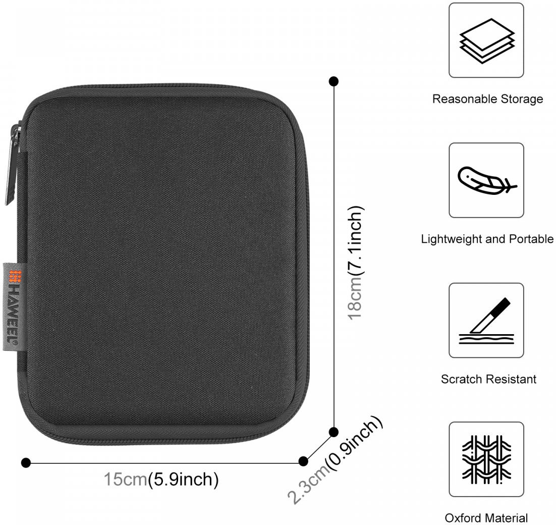 Universele Organizer Opbergtas voor Smartwatch Bandjes of Kabels Zwart afbeelding 5