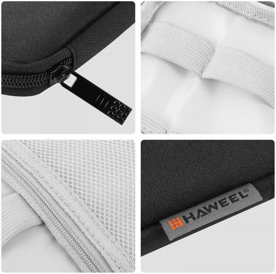 Universele Organizer Opbergtas voor Smartwatch Bandjes of Kabels Zwart afbeelding 6