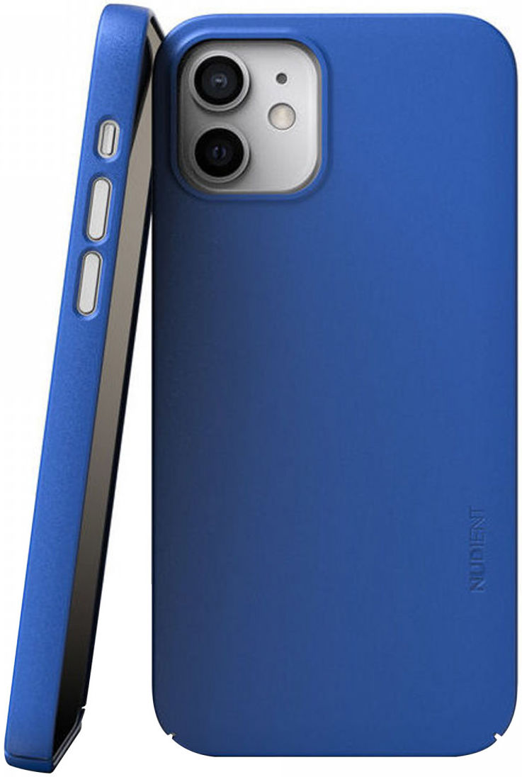 Nudient Thin Case V3 Apple iPhone 12 / 12 Pro Hoesje met MagSafe Blauw afbeelding 1