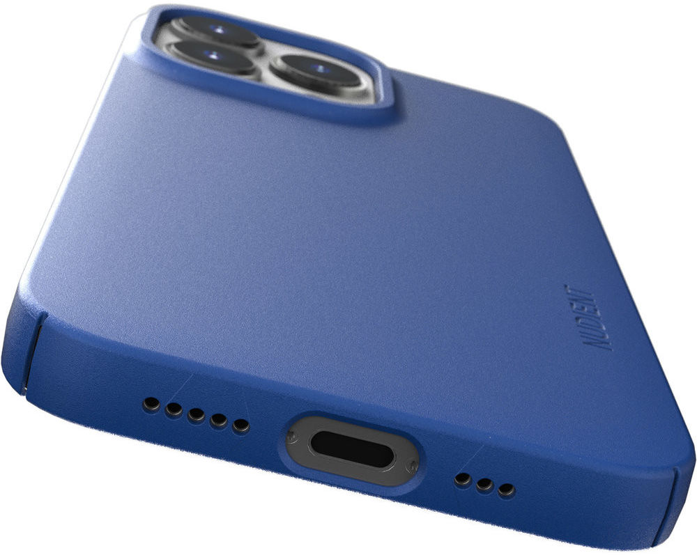 Nudient Thin Case V3 Apple iPhone 13 Pro Hoesje met MagSafe Blue afbeelding 4
