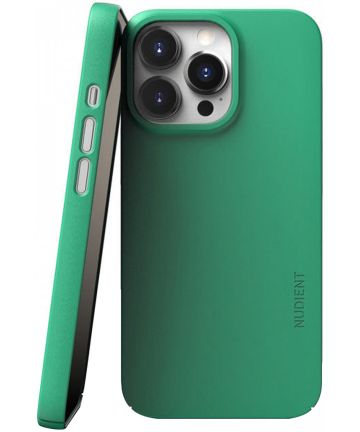 Nudient Thin Case V3 Apple iPhone 13 Pro Hoesje met MagSafe Green Hoesjes