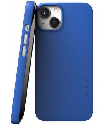 Nudient Thin Case V3 Apple iPhone 13 Hoesje met MagSafe Blue Hoesjes