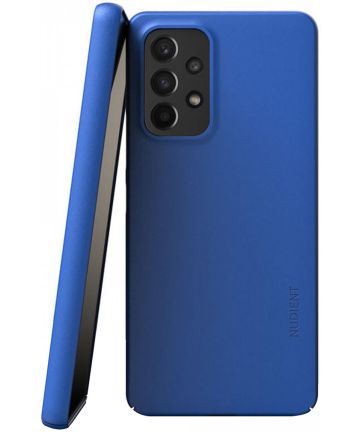 Nudient Thin Case V3 Samsung Galaxy A53 Hoesje Back Cover Blue Hoesjes