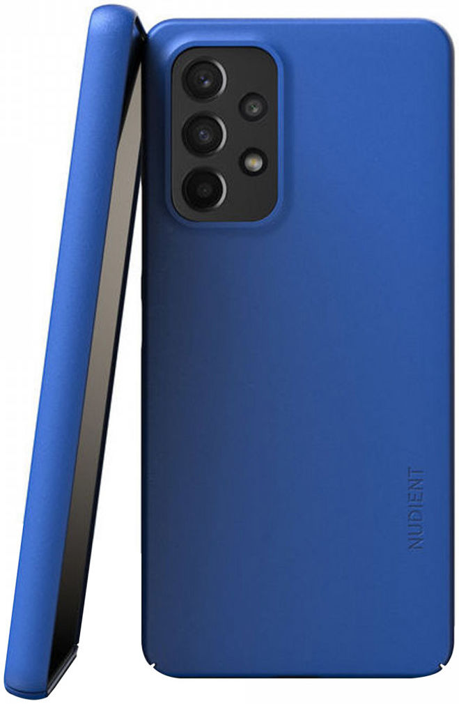 Nudient Thin Case V3 Samsung Galaxy A53 Hoesje Back Cover Blue afbeelding 1