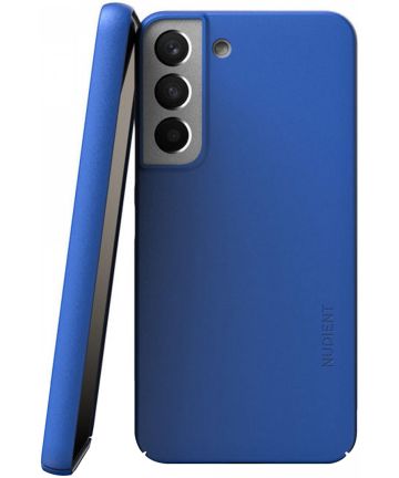 Nudient Thin Case V3 Samsung Galaxy S22 Hoesje Back Cover Blue Hoesjes