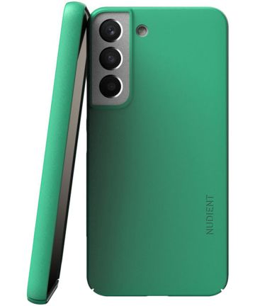 Nudient Thin Case V3 Samsung Galaxy S22 Hoesje Back Cover Green Hoesjes