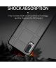 Samsung Galaxy M02 Hoesje Shock Proof Rugged Shield Back Cover Zwart