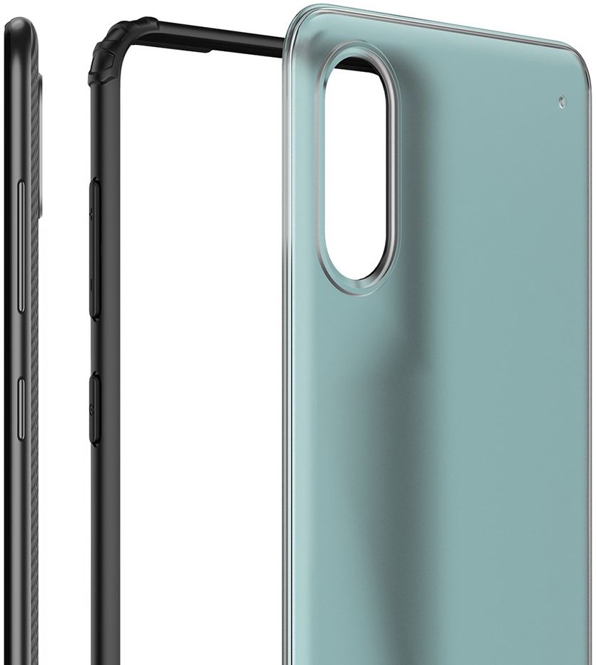 Samsung Galaxy M02 Armor Series Hoesje Mat Transparant Zwart afbeelding 10