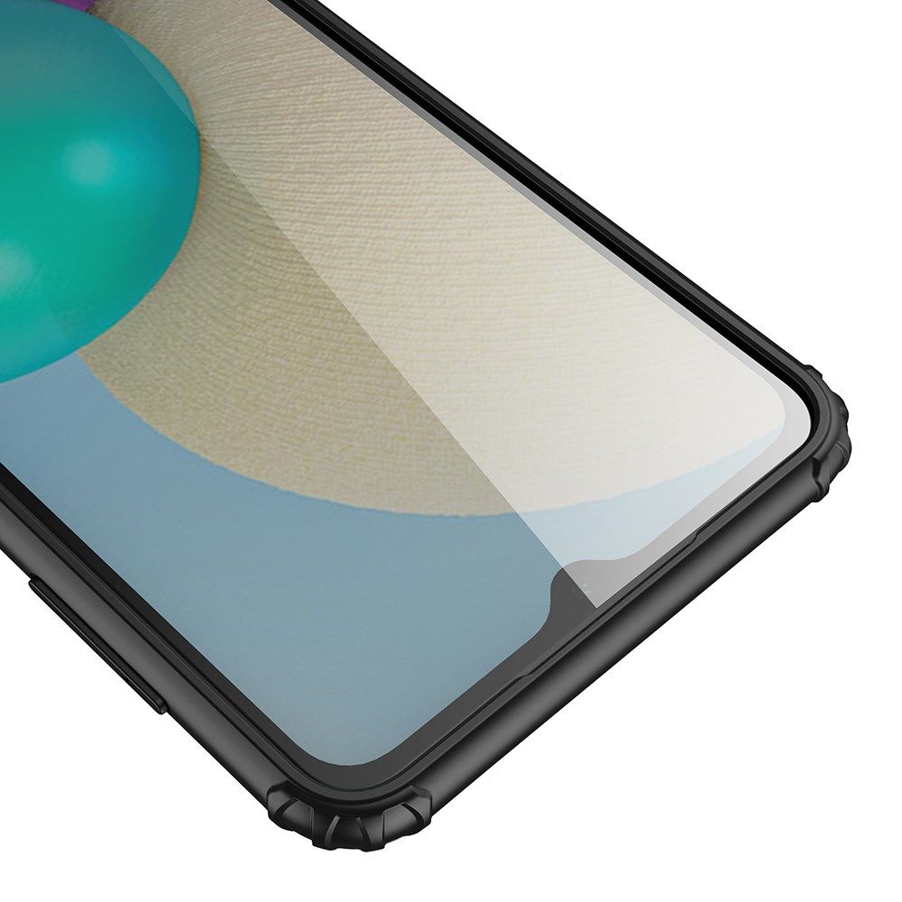 Samsung Galaxy M02 Armor Series Hoesje Mat Transparant Zwart afbeelding 2