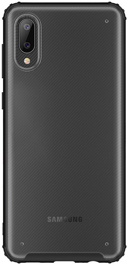 Samsung Galaxy M02 Armor Series Hoesje Mat Transparant Zwart afbeelding 5