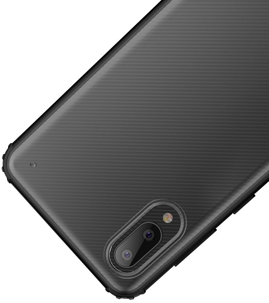 Samsung Galaxy M02 Armor Series Hoesje Mat Transparant Zwart afbeelding 6