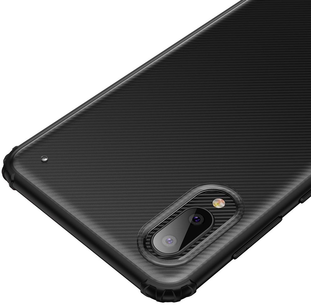 Samsung Galaxy M02 Armor Series Hoesje Mat Transparant Zwart afbeelding 7
