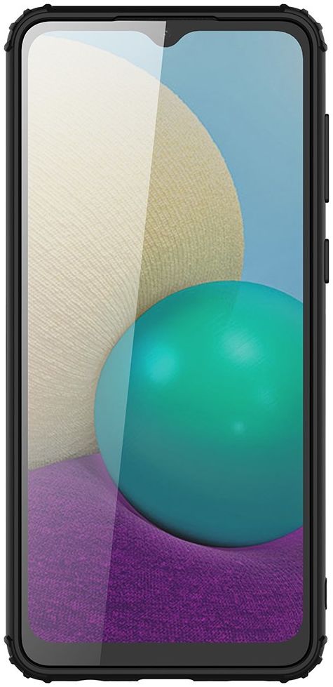 Samsung Galaxy M02 Armor Series Hoesje Mat Transparant Zwart afbeelding 8