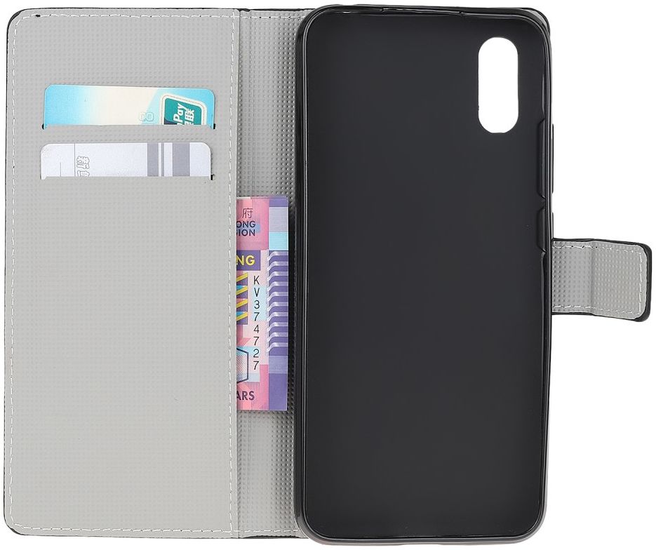 Samsung Galaxy M02 Hoesje Portemonnee Book Case Eiffeltoren Print afbeelding 3