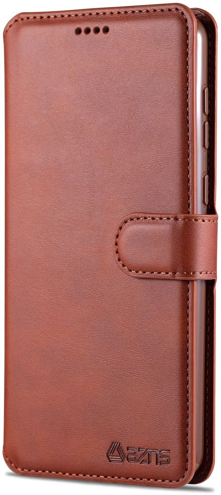 AZNS Samsung Galaxy M02 Hoesje Wallet Book Case Kunstleer Bruin afbeelding 8