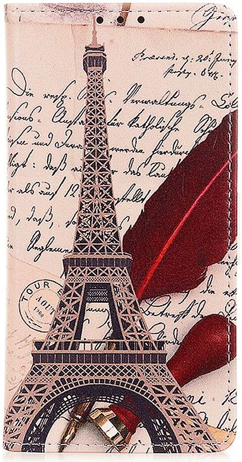 Samsung Galaxy M23 Hoesje Portemonnee Book Case Eiffeltoren Print afbeelding 1