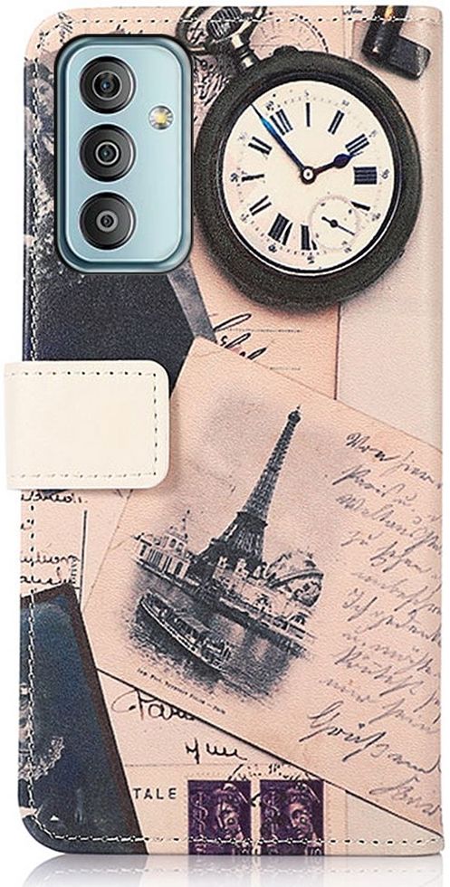 Samsung Galaxy M23 Hoesje Portemonnee Book Case Eiffeltoren Print afbeelding 6