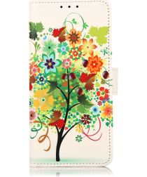 Samsung Galaxy M23 Hoesje Portemonnee Book Case Tree Print